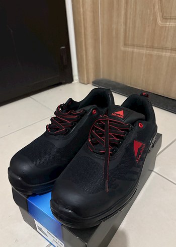 Siyah Erkek Spor Outdoor Ayakkabı Velcro - Görsel 4