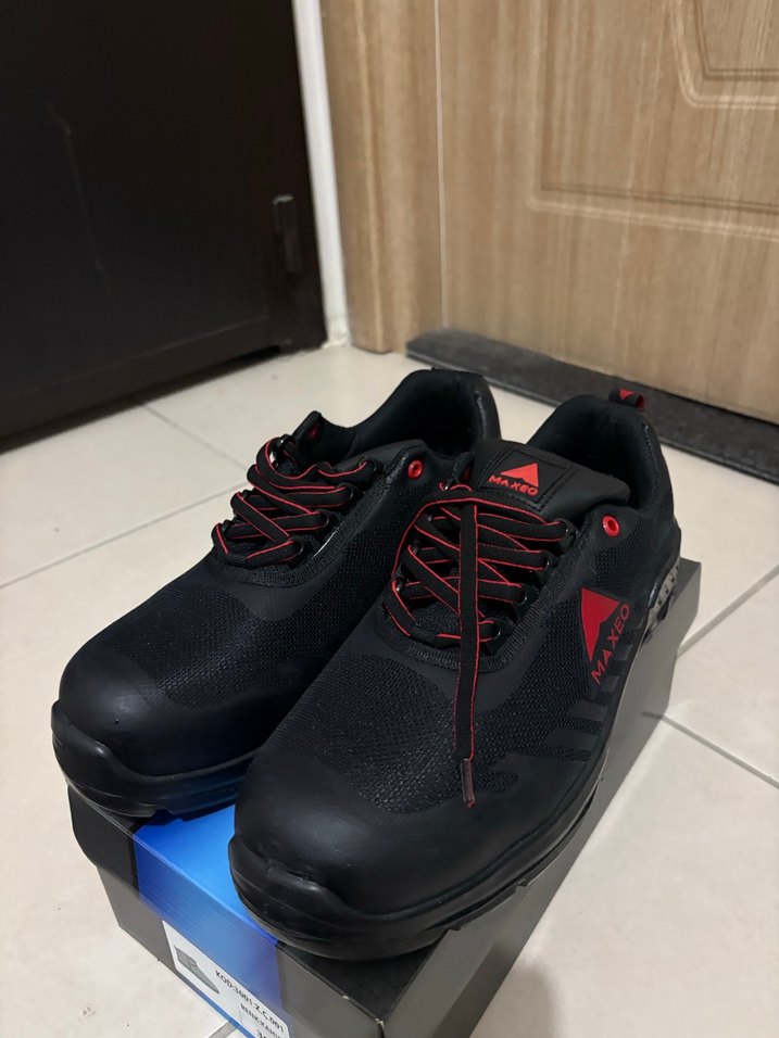 Siyah Erkek Spor Outdoor Ayakkabı Velcro - Görsel 4