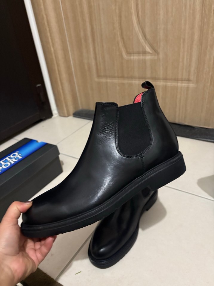 Erkek Siyah Klasik Lastik Chelsea Bot - Görsel 3