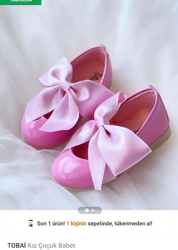 Trendyol kız şık babet  - Görsel 4