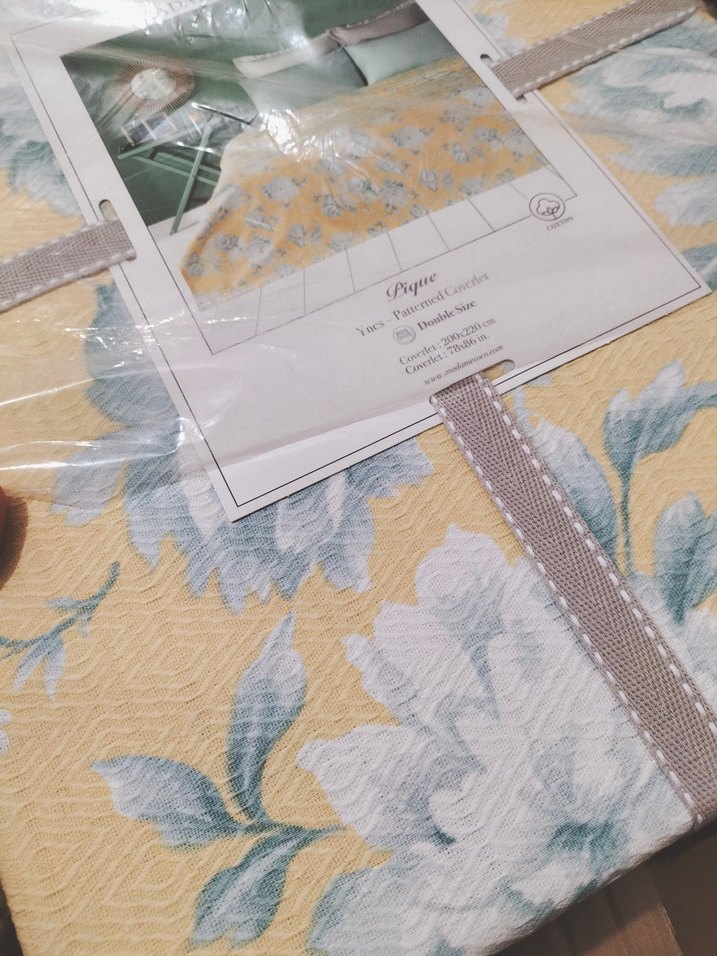 Pastel Sarı Çiçekli Pike - Görsel 3