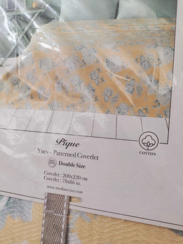 Pastel Sarı Çiçekli Pike - Görsel 2