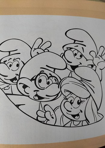 Şirinler Hikayeli Boyama - Sihirli Yumurta - Görsel 4