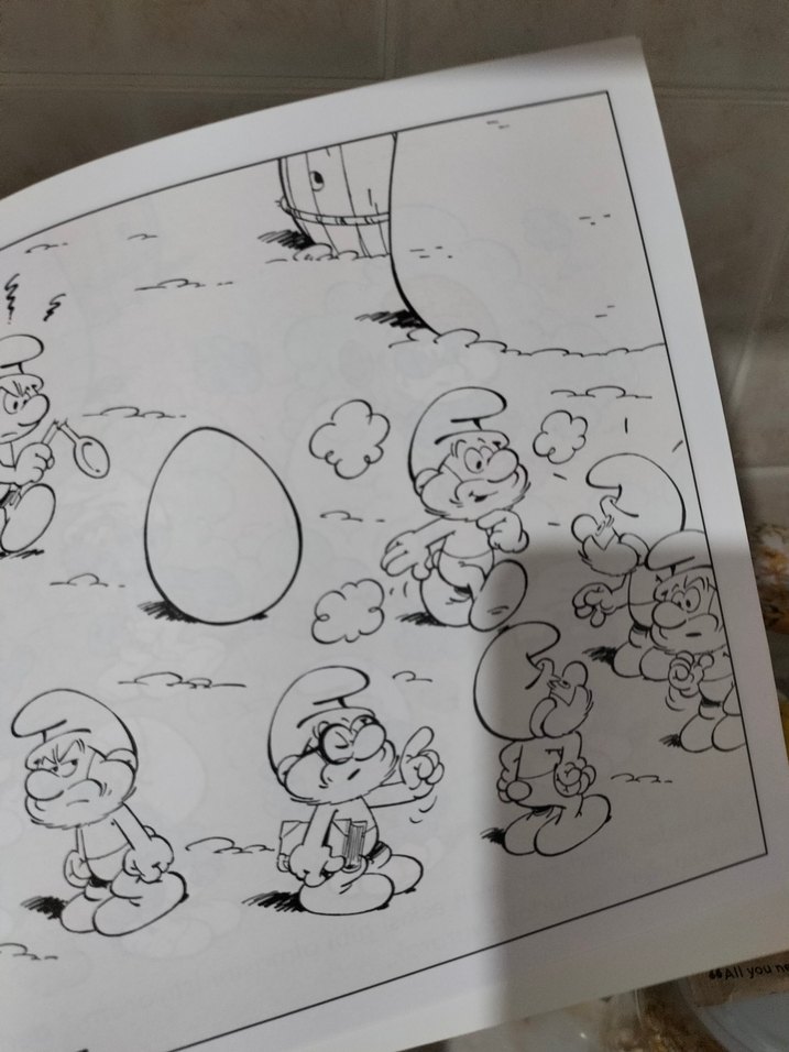 Şirinler Hikayeli Boyama - Sihirli Yumurta - Görsel 3