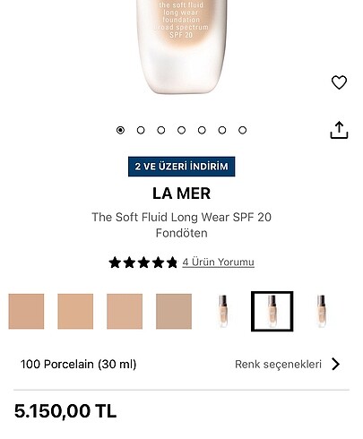 La Mer Orijinal Fondoten