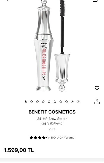  Beden Renk Benefit Kaş Sabitleyici