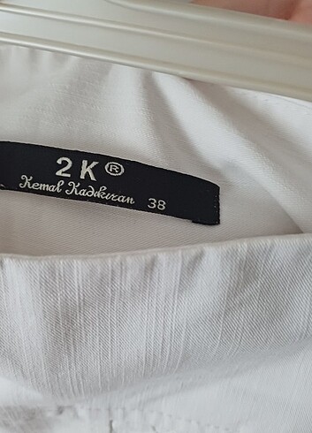 Diğer beyaz keten etek