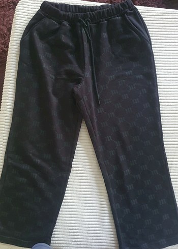 Siyah Rahat Kesim Unisex Kumaş Pantolon