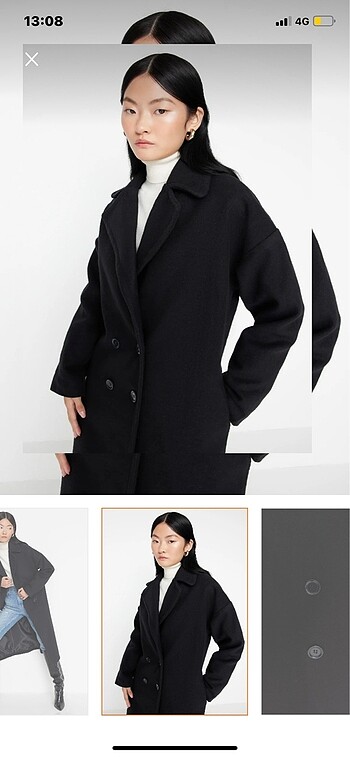 xs Beden Trendyol milka kaban oversize