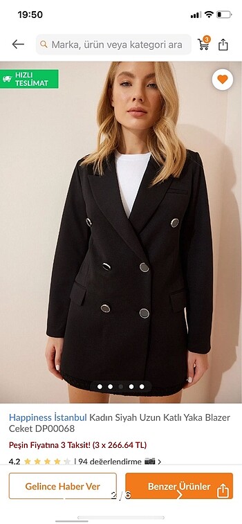 m Beden trendyolmilla siyah blazer ceket