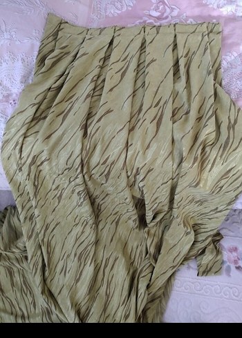 Çağdaş Tarzda Haki Renkli FON perde - Görsel 2