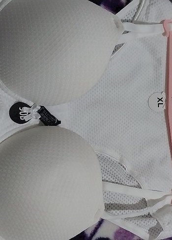 Beyaz Baskılı Sutyenli kilot takım sıfır etiketli - Görsel 4