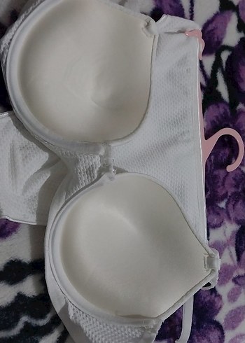 Beyaz Baskılı Sutyenli kilot takım sıfır etiketli - Görsel 5