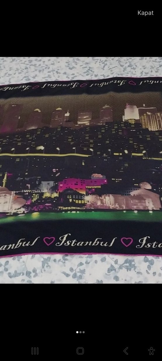 Aker Sura İpek Eşarp - Görsel 2