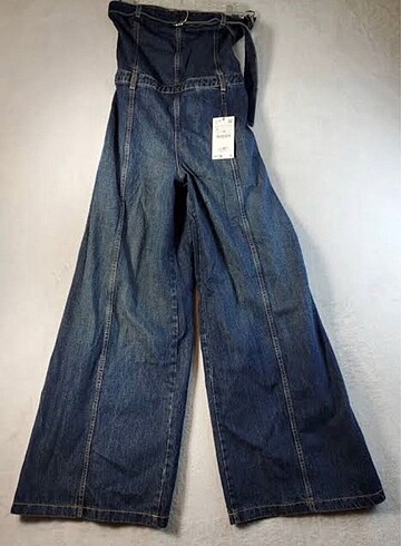 xs Beden Zara denim tulum