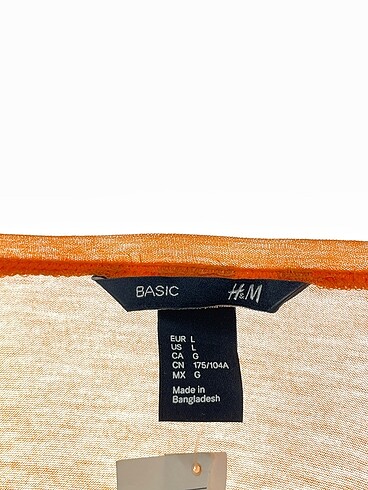 l Beden turuncu Renk H&M Bluz %70 İndirimli.