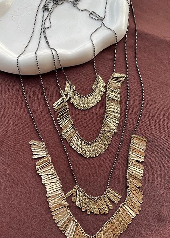 sezonun trendi zara model Kolye - Görsel 3