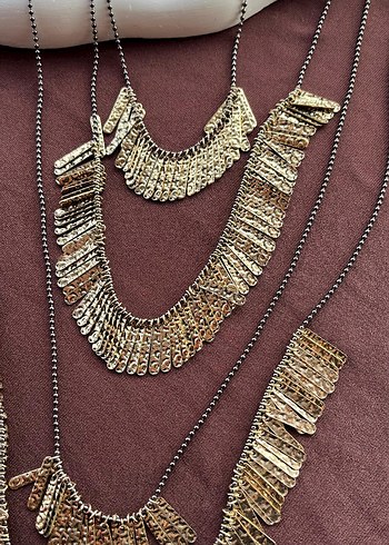 sezonun trendi zara model Kolye - Görsel 6