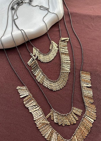 sezonun trendi zara model Kolye - Görsel 5