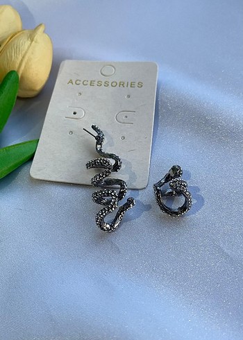 kıkırdak küpesi ile birlikte takımKüpeler - Görsel 2