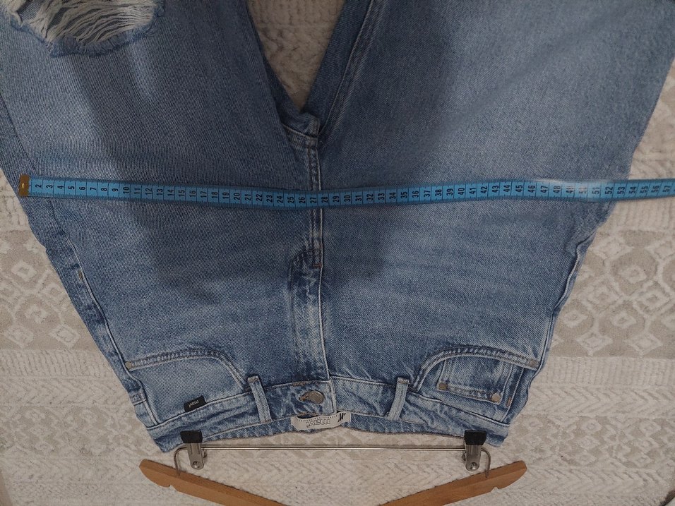 mavi jeans kadın koy pantolon - Görsel 4