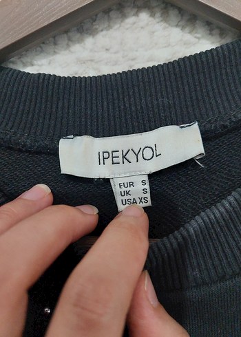 ipekyol Siyah Payetli Uzun Kollu Salaş Kadın Sweatshirt - Görsel 7