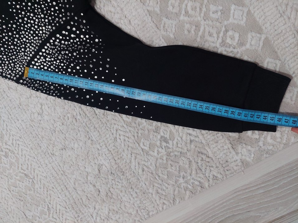 ipekyol Siyah Payetli Uzun Kollu Salaş Kadın Sweatshirt - Görsel 4