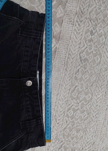 bershka Gri Bol Kesim Denim Pantolon - Görsel 6