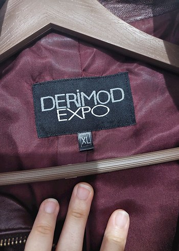 derimod Bordo Kadın Deri Ceket - Görsel 6