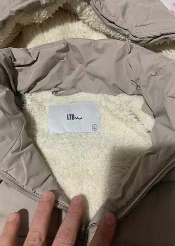 Bej Fermuarlı Kadın Midi Mont - Görsel 3