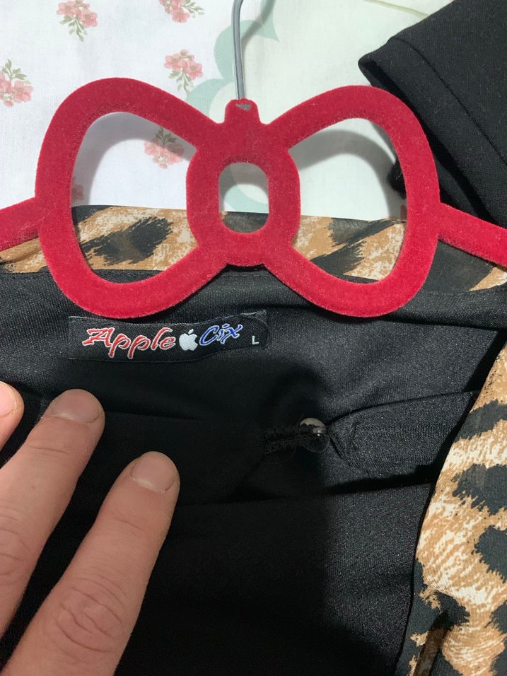 Kahverengi Leopar Desenli Uzun Bohem Elbise - Görsel 3