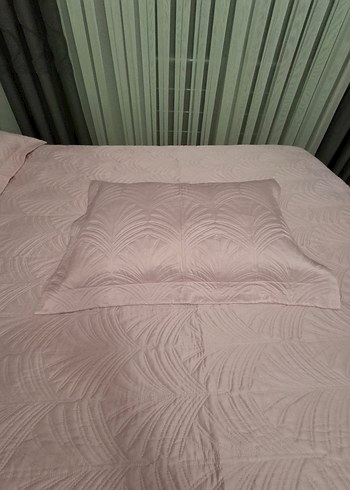 Bej Pastel Renkli Düz Yatak Örtüsü yastık 2 adet - Görsel 6