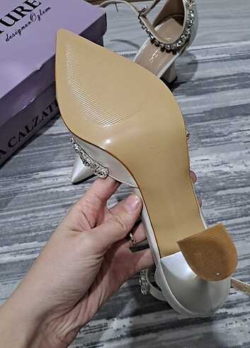 Trendyol & Milla Sedef taşlı abiye stiletto ayakkabı