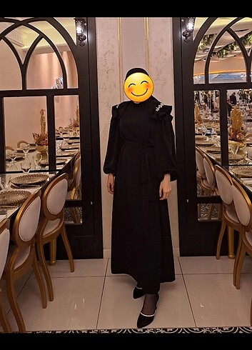 m Beden siyah Renk Birgül bektaş mia abiye elbise
