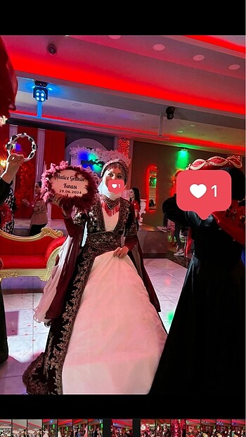 s Beden Bordo kınalık bindallı