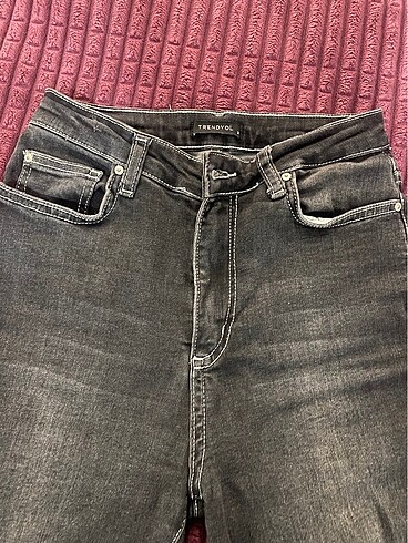 34 Beden siyah Renk trendyolmilla flare jeans