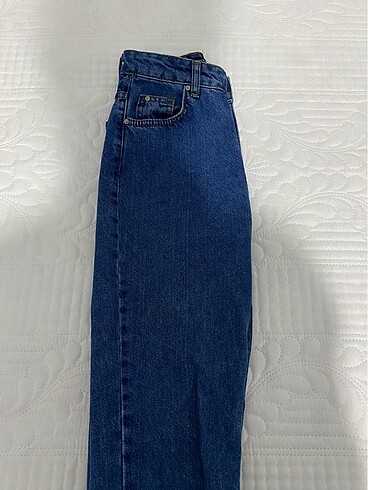 34 Beden çeşitli Renk koyu mavi mom jeans