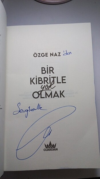  Beden Renk İmzali kitap