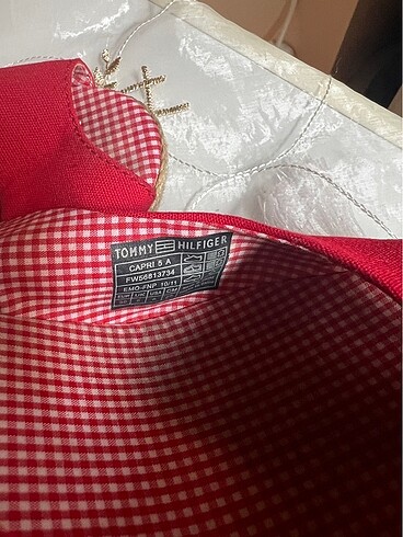 39 Beden kırmızı Renk Tommy Hilfiger dolgu topuklu ayakkabı