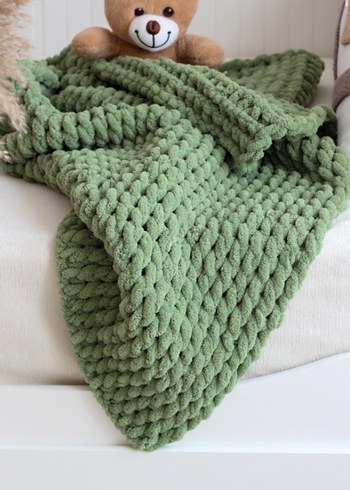 Örgü Çocuk Battaniyesi - Görsel 2