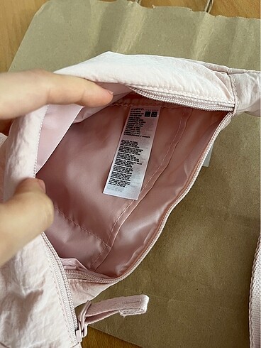 Uniqlo Uniqlo Round Pembe Çanta