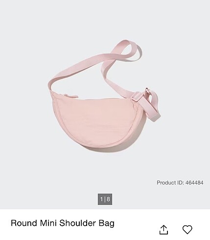Beden Uniqlo Round Pembe Çanta