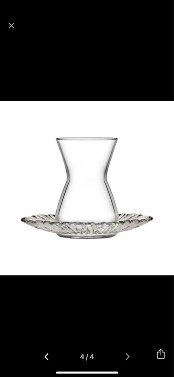 Beden Paşabahçe çay tabağı