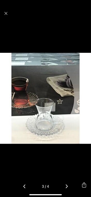 Beden beyaz Renk Paşabahçe çay tabağı