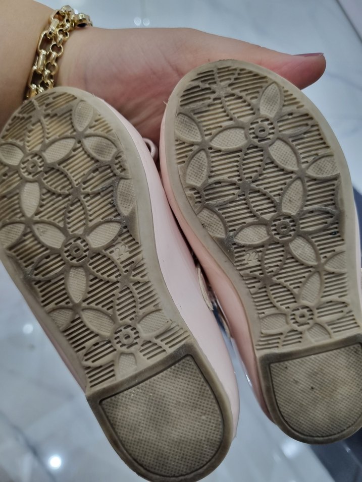 Kız Çocuk Pembe Fiyonk Detaylı Babet - Görsel 2