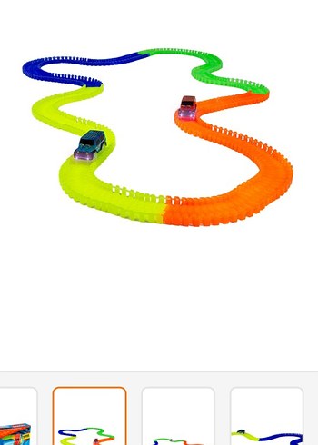 magic tracks 384 parça oyun seti ve ekstra parkur - Görsel 3