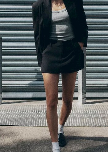 s Beden lacivert Renk lacivert Kadın Midi Blazer Ceket
