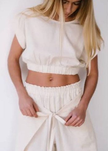xl Beden beyaz Renk Beyaz Loose Fit Mini Kadın Kumaş bluz