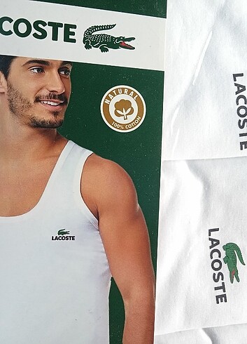 Lacoste erkek atlet XXL beden 