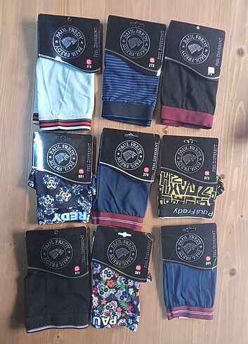 9 adet Paul Freddy erkek boxer XXL beden 
